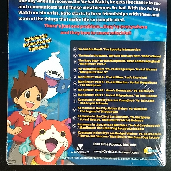 Yo-Kai Watch Limited Edition Gift Set: Season 1 DVD + Comic, Factory Sealed Pack - Picture 4 of 12